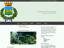 Tablet Screenshot of cosenzaexchange.com